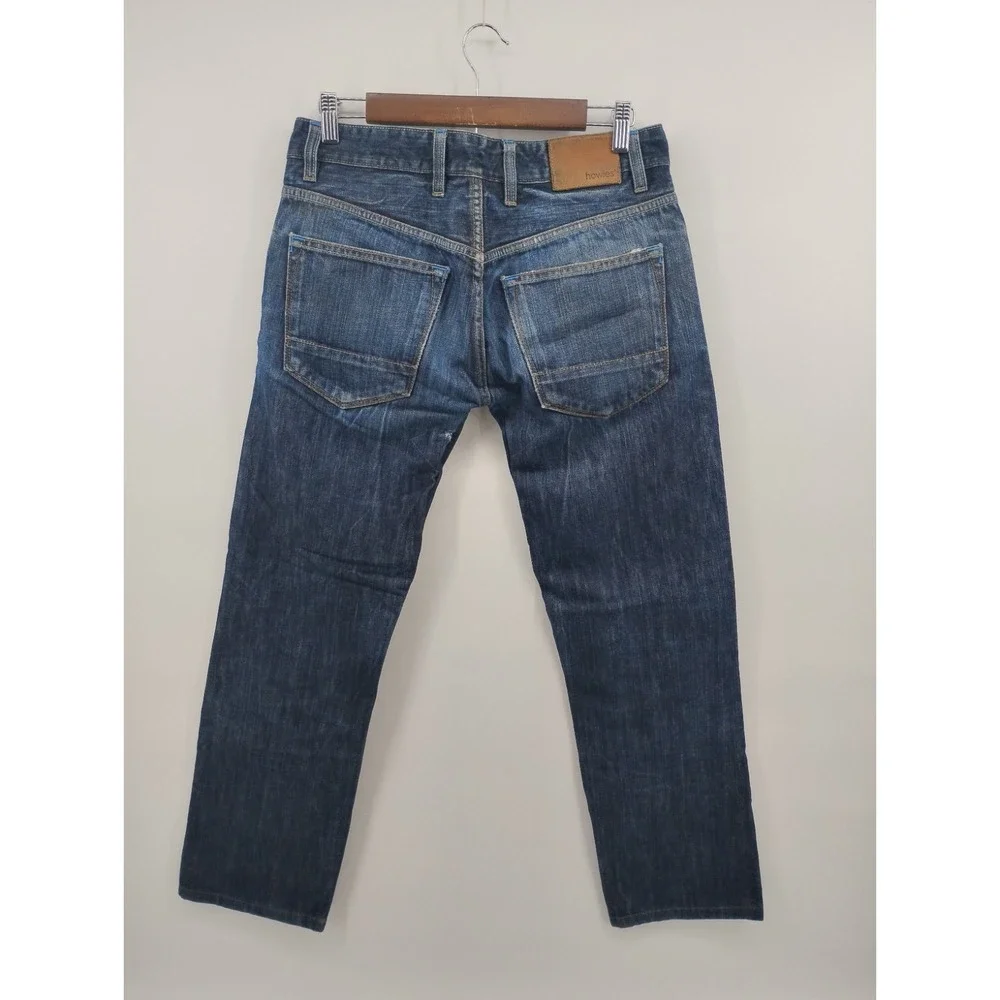 Howies Selvage Jeans‎ Pants Patch Work Patches Size 32x28 Button Fly